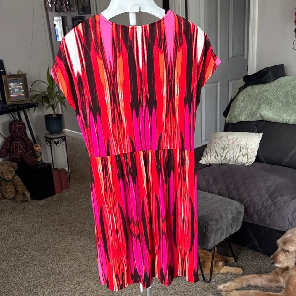 Chico’s SZ 2 Patterned Women's Dress - Picture 5 of 6